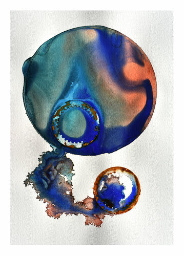 Siamo una goccia d'acqua by Milena Nicosia, 종이 for Sale on Singulart