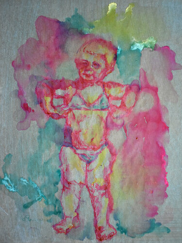 Ritrarsi 5 by Milena Nicosia, Work on Paper for Sale on Singulart