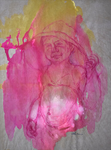 Ritrarsi 6 de Milena Nicosia, Obra en papel a la venta en Singulart