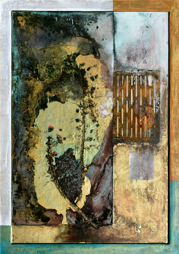 Oro corrotto (Rust landscape) by Milena Nicosia, 회화 for Sale on Singulart