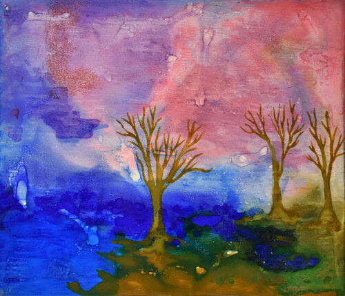Paesaggio della mente 25 di Milena Nicosia, Pittura in vendita su Singulart