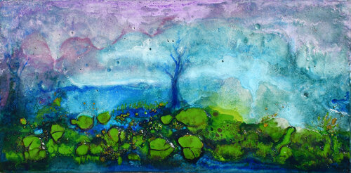 Paesaggio della mente 32 van Milena Nicosia, Schilderij te koop op Singulart