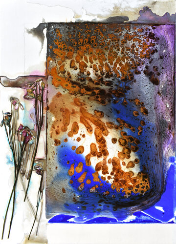 Il disgelo (Rust landscape) van Milena Nicosia, Schilderij te koop op Singulart