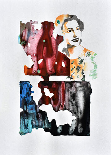 Il sorriso by Milena Nicosia, Work on Paper for Sale on Singulart