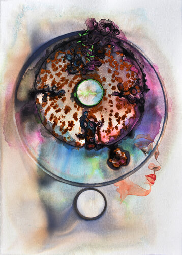 Olga par Milena Nicosia, Œuvre sur papier en vente sur Singulart