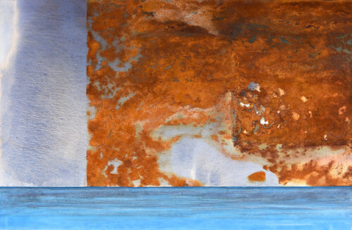 Rust landscape 3 di Milena Nicosia, Pittura in vendita su Singulart