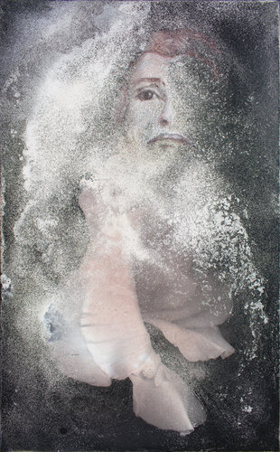 Figura di polvere 19 van Milena Nicosia, Schilderij te koop op Singulart