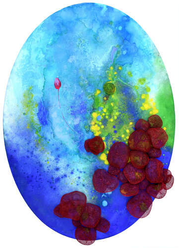 Ferite Sottomarine Germinano di Milena Nicosia, Pittura in vendita su Singulart