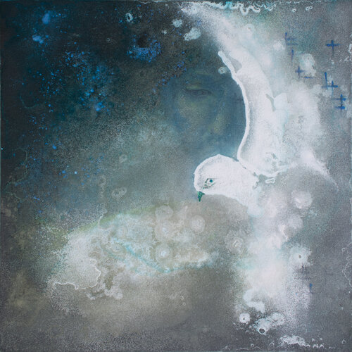 Spirito guida by Milena Nicosia, Painting for Sale on Singulart