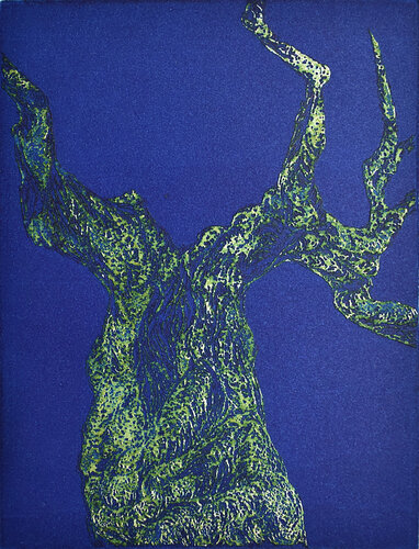 Verso l'alto blue by Milena Nicosia, Print for Sale on Singulart