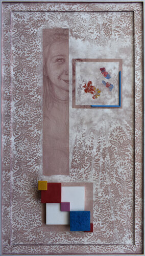 IO resto a casa von Milena Nicosia, Malerei kaufen auf Singulart