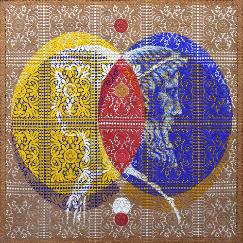 Erma bifronte van Milena Nicosia, Schilderij te koop op Singulart