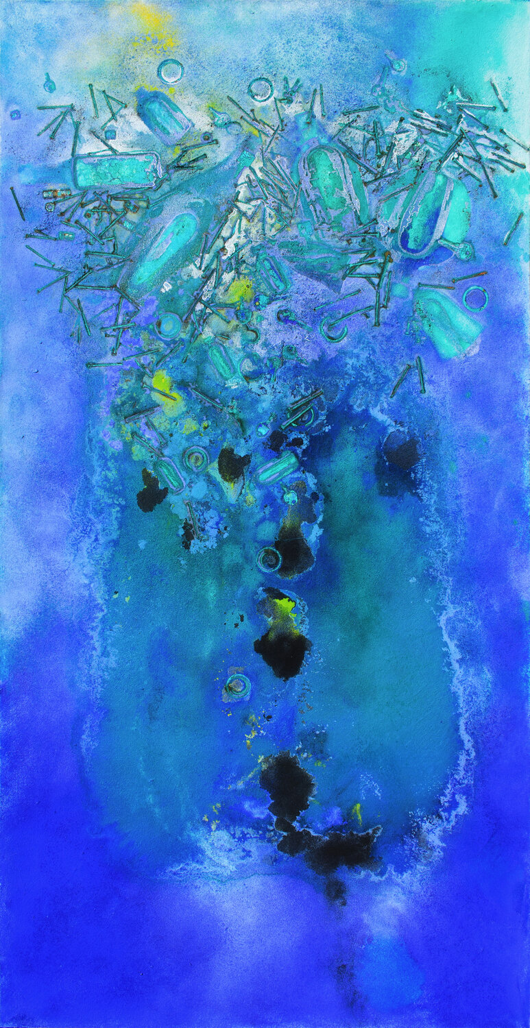 Blue dalla due anime Milena Nicosia Original painting for sale