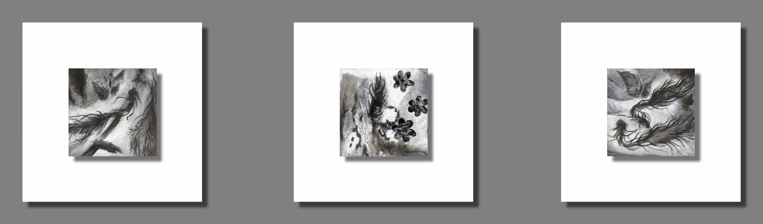 Trittico, "Farfalle di stoffa" Milena Nicosia