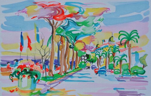 Cannes-Hôtel Carlton di Olivier Zladku, Stampa in vendita su Singulart