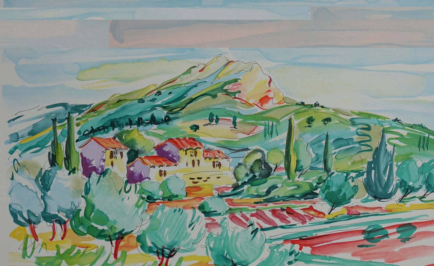 Petit mas provençal Olivier Zladku Stampa in vendita