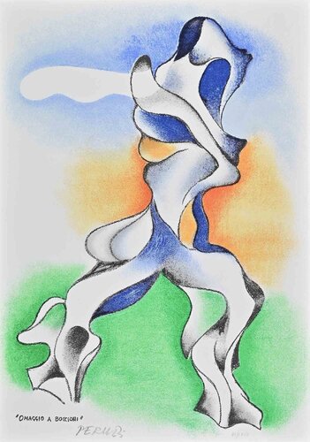 Hommage to Boccioni by Osvaldo Peruzzi, Print for Sale on Singulart