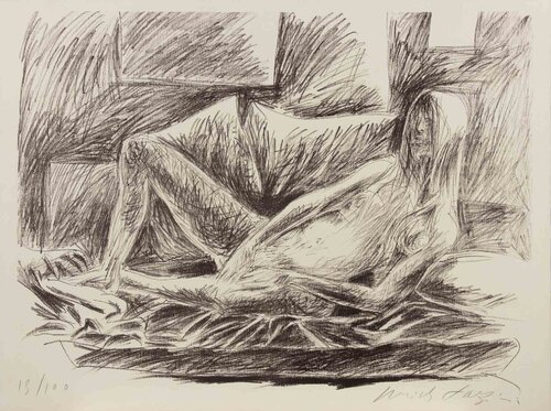 Reclined Figure by Pericle Fazzini, Print for Sale on Singulart