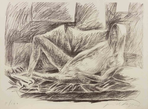 Reclined Figure par Pericle Fazzini, Édition en vente sur Singulart