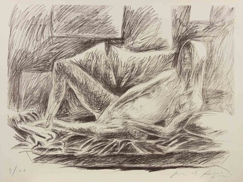 Reclined Figure by Pericle Fazzini, Print for Sale on Singulart
