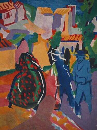 Rencontre au Hameau di Pierre Ambrogiani, Stampa in vendita su Singulart