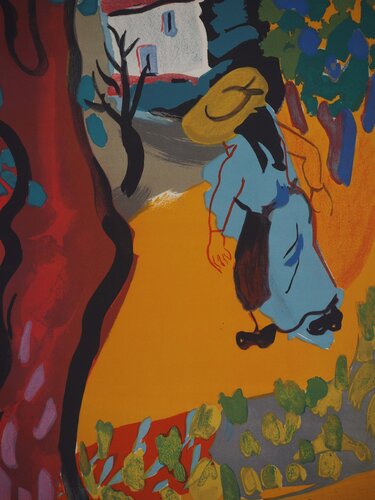 Moisson en Provence : Retour des champs van Pierre Ambrogiani, Afdruk te koop op Singulart