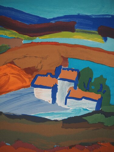 Le Hameau di Pierre Ambrogiani, Stampa in vendita su Singulart