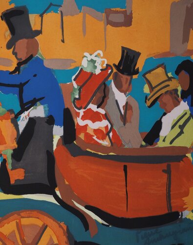 Balade sur le port by Pierre Ambrogiani, Print for Sale on Singulart