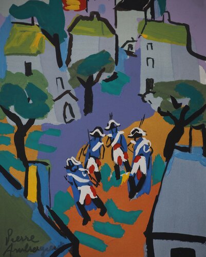 Justice nocturne van Pierre Ambrogiani, Afdruk te koop op Singulart