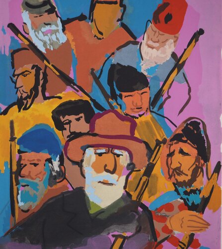 Les bergers corses von Pierre Ambrogiani, Druck kaufen auf Singulart