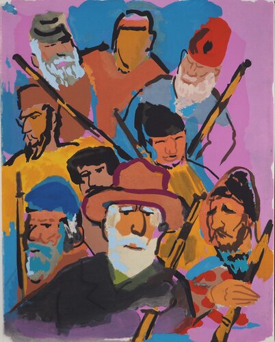 Les bergers corses by Pierre Ambrogiani, Print for Sale on Singulart