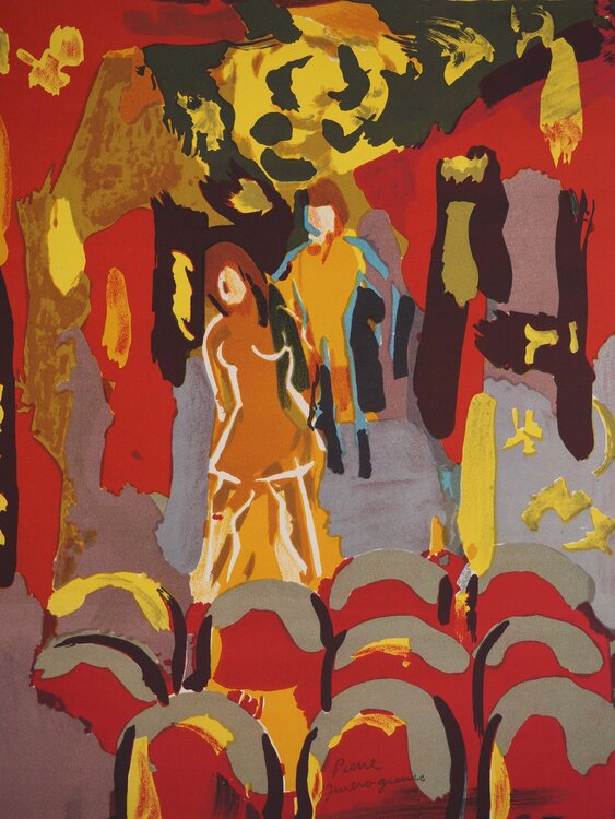 L'arrivée au spectacle Pierre Ambrogiani