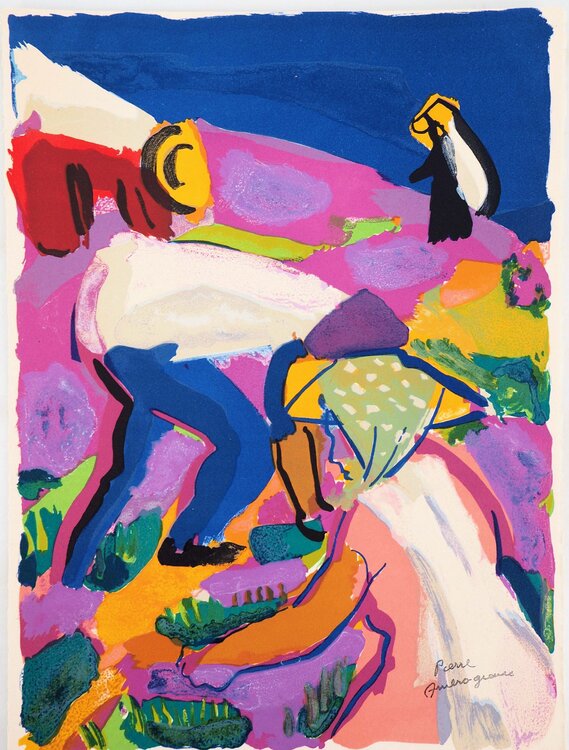 Champ de lavande provençal Pierre Ambrogiani
