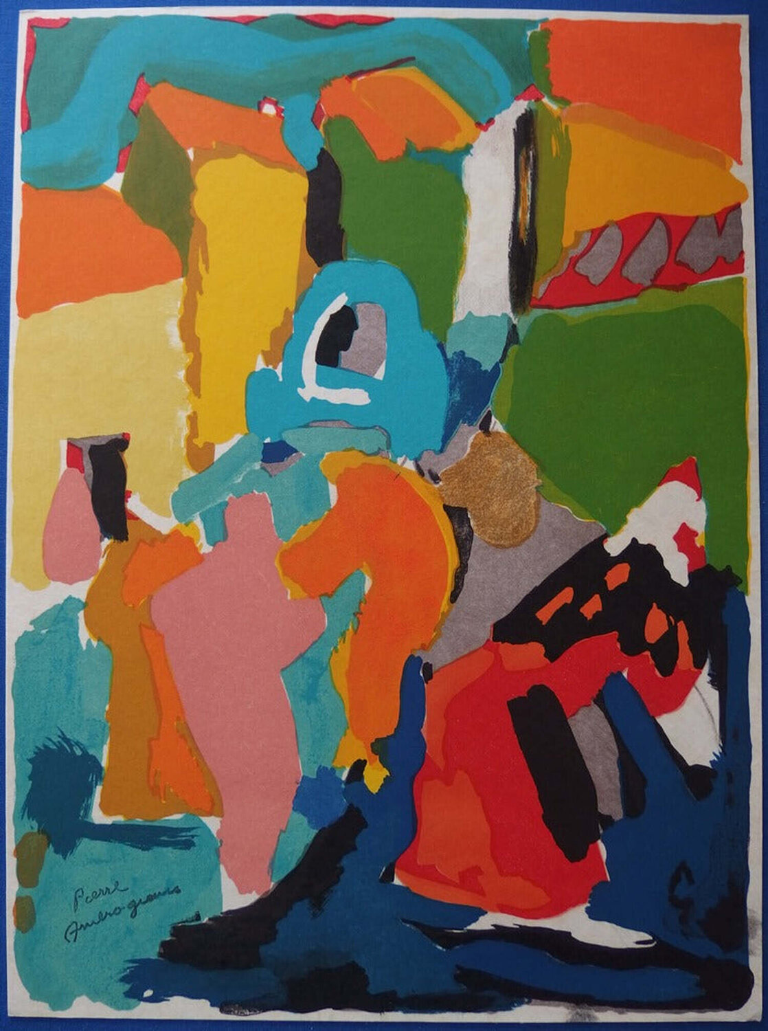 L'entrée du Village Pierre Ambrogiani Print for sale
