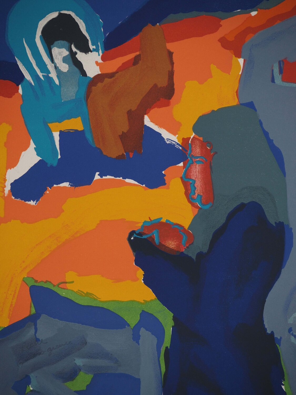 L'arrivée Pierre Ambrogiani Stampa in vendita