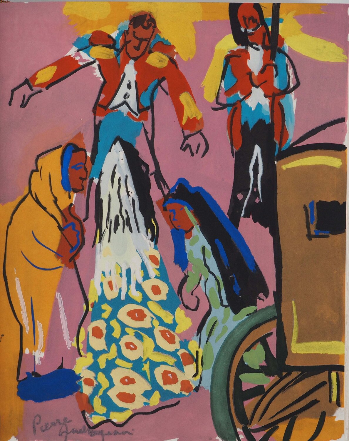 La mariée gitane Pierre Ambrogiani 版画 販売中