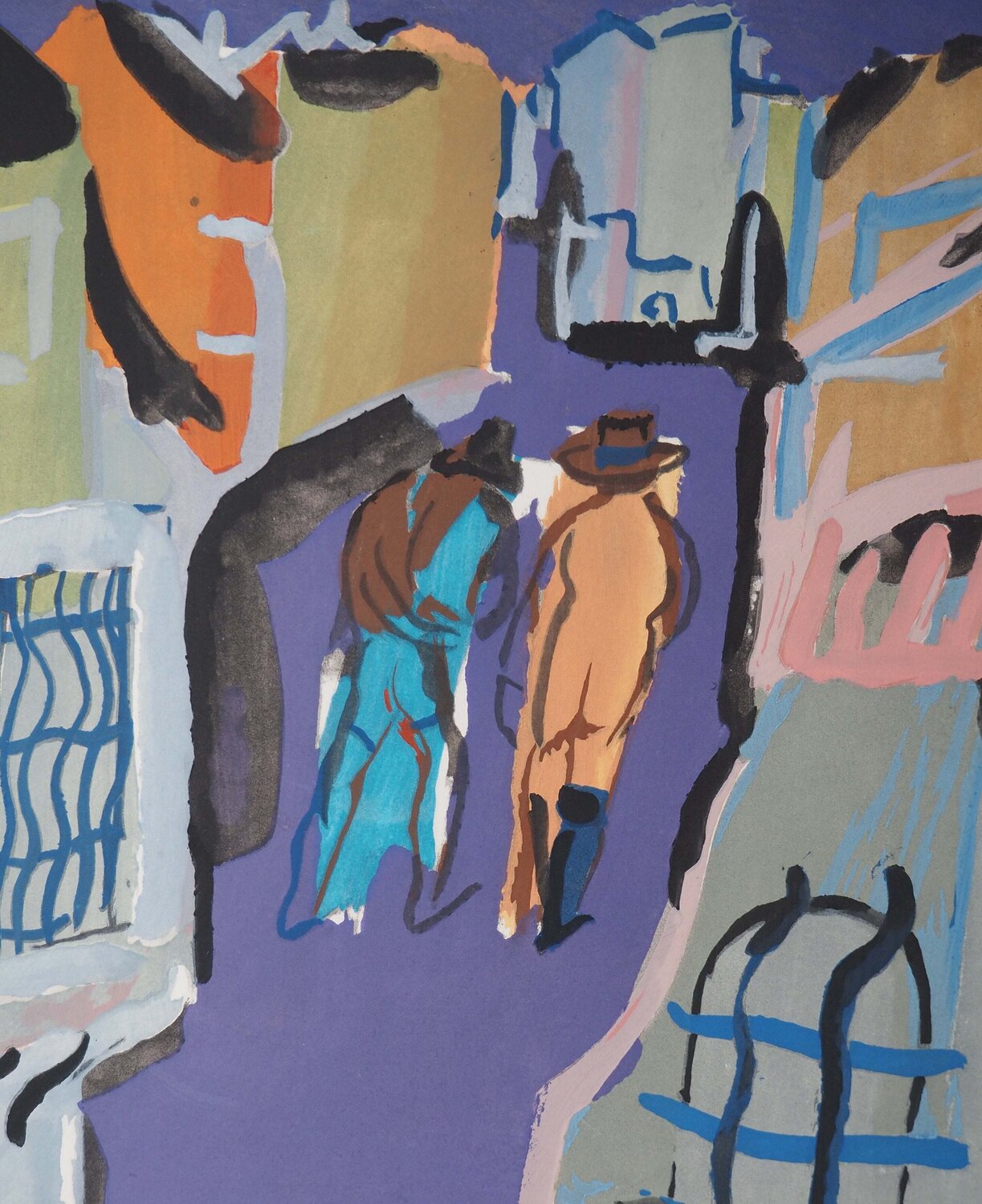Balade nocturne Pierre Ambrogiani Stampa in vendita