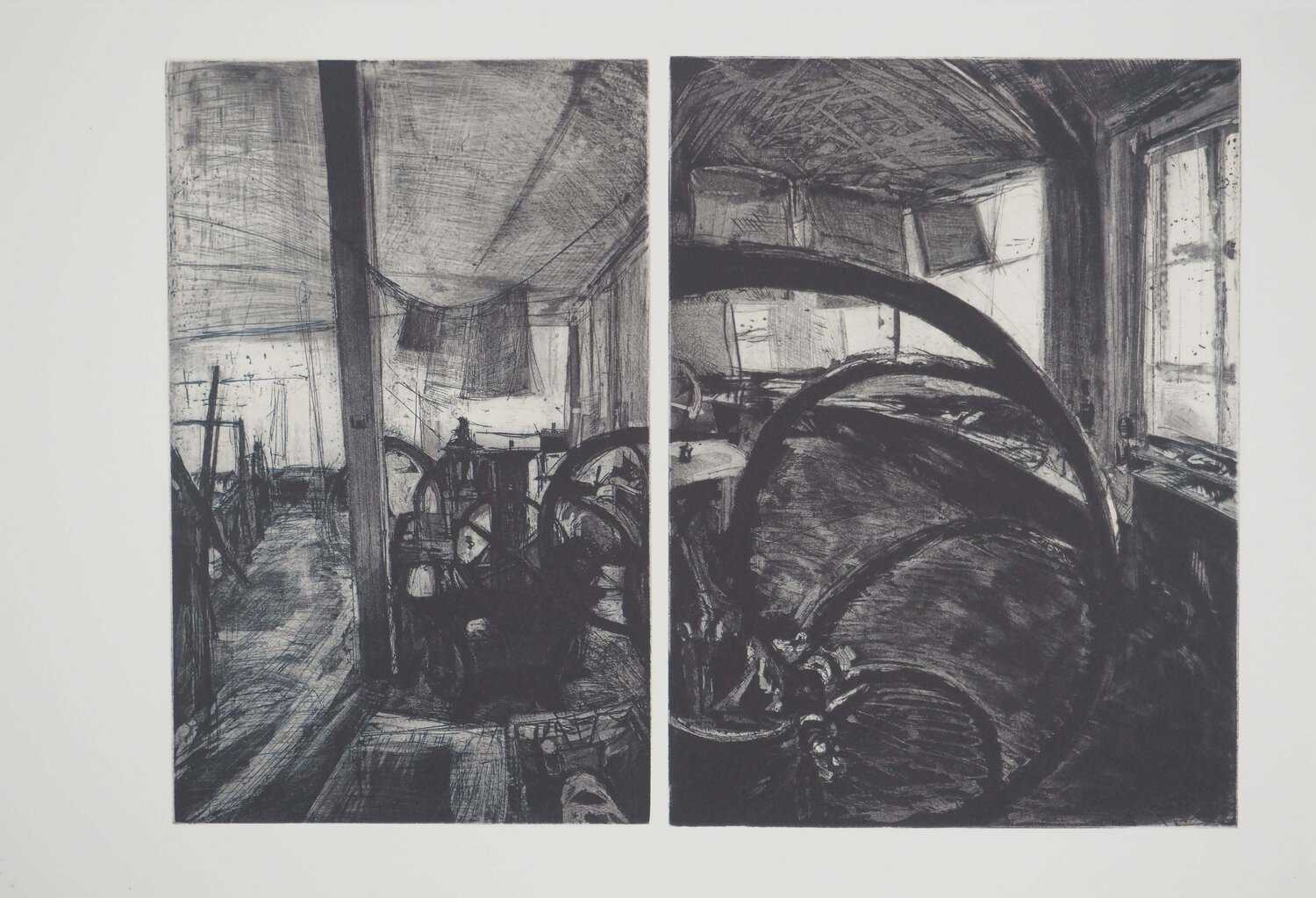 L'atelier de gravures, Héliogravure Pierre Collin Édition à vendre