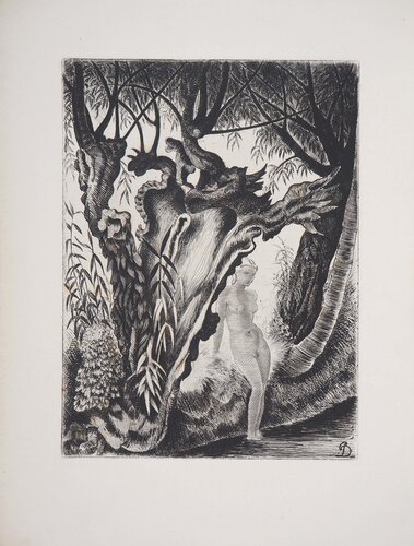 Nymphe au bord de l'eau by Pierre Dubreuil, 版画 for Sale on Singulart