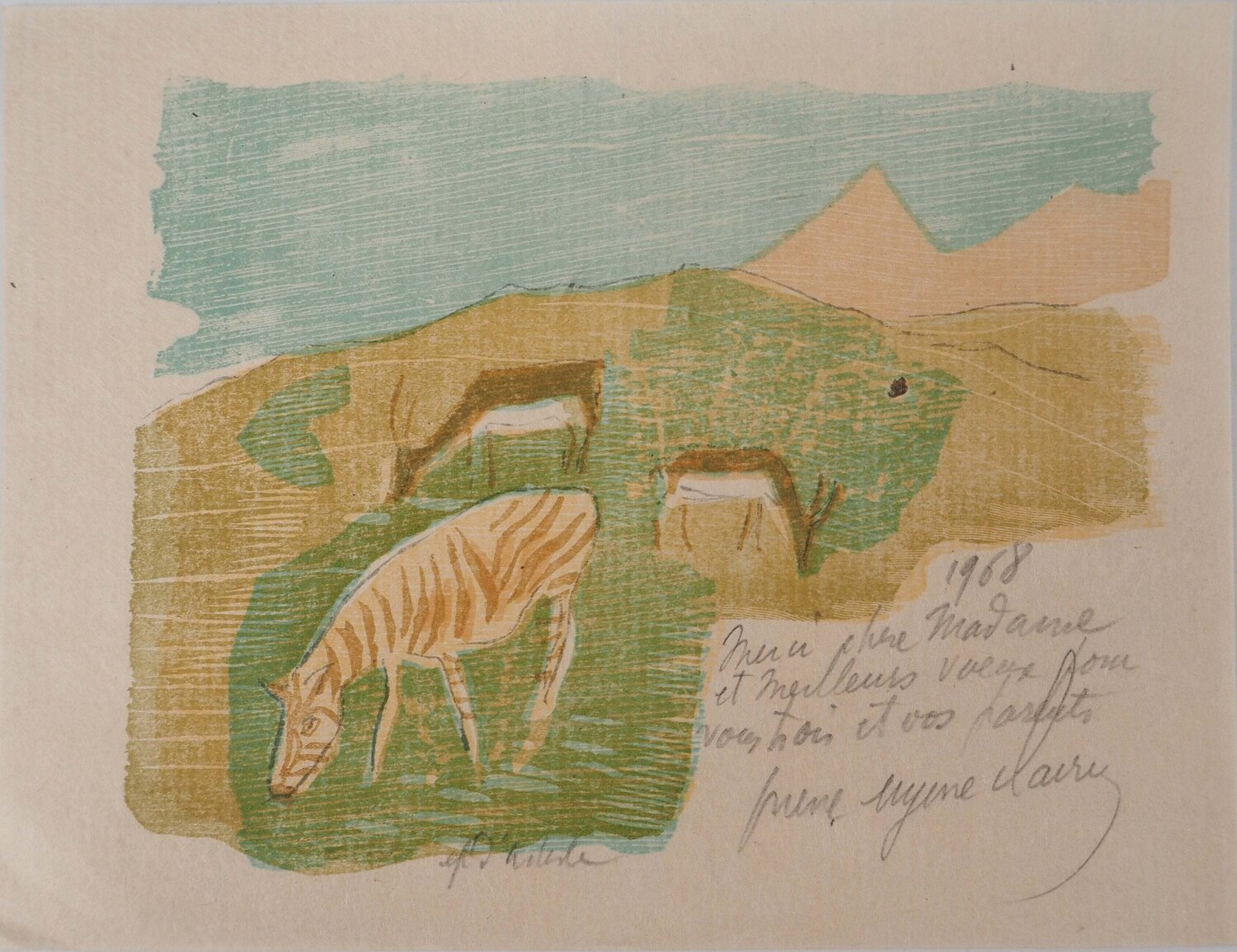 Pré de Montagne Pierre-Eugène Clairin Print for sale
