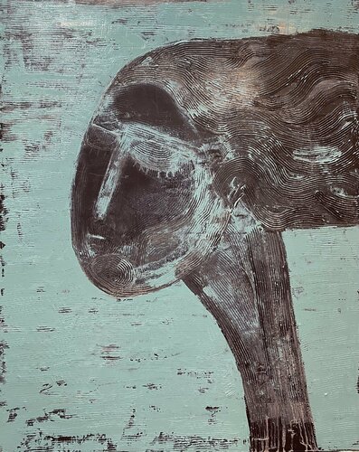 Under water par Tatiana Harizanova, Peinture en vente sur Singulart