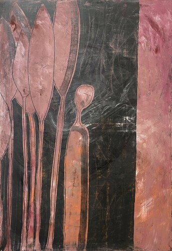 Perfectly alone to perfection par Tatiana Harizanova, Peinture en vente sur Singulart