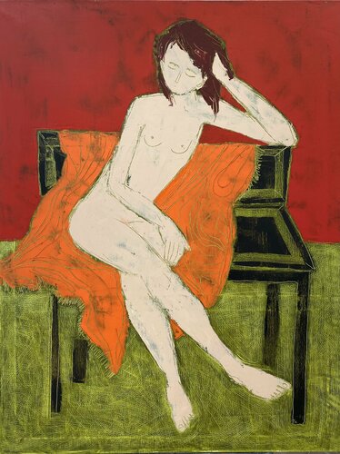 I am waking up di Tatiana Harizanova, Pittura in vendita su Singulart