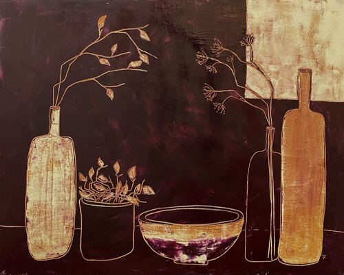 The silhouette of an autumn Tatiana Harizanova
