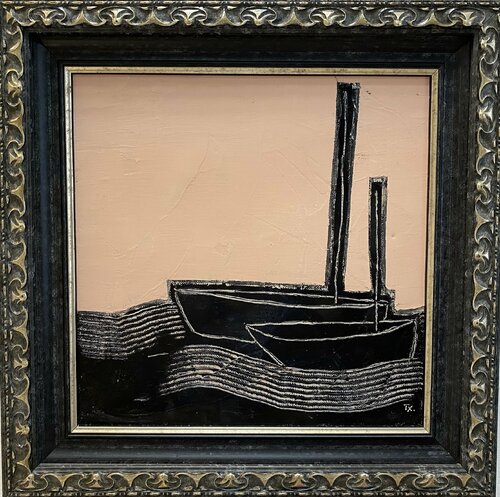 Pink sky van Tatiana Harizanova, Schilderij te koop op Singulart