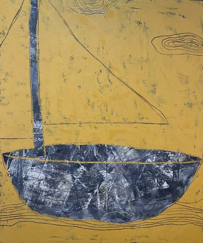 The sea kissed me par Tatiana Harizanova, Peinture en vente sur Singulart