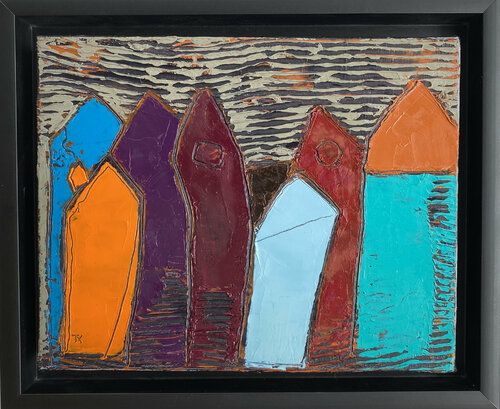 Old Town par Tatiana Harizanova, Peinture en vente sur Singulart