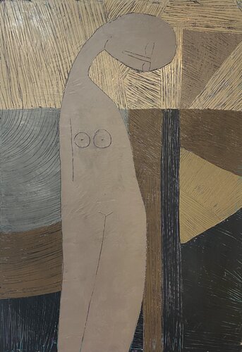 The one who was waiting by Tatiana Harizanova, Painting for Sale on Singulart