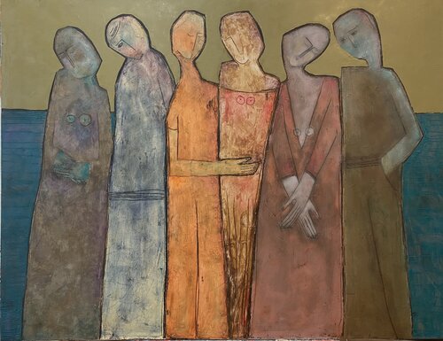 The end of the premiere par Tatiana Harizanova, Peinture en vente sur Singulart
