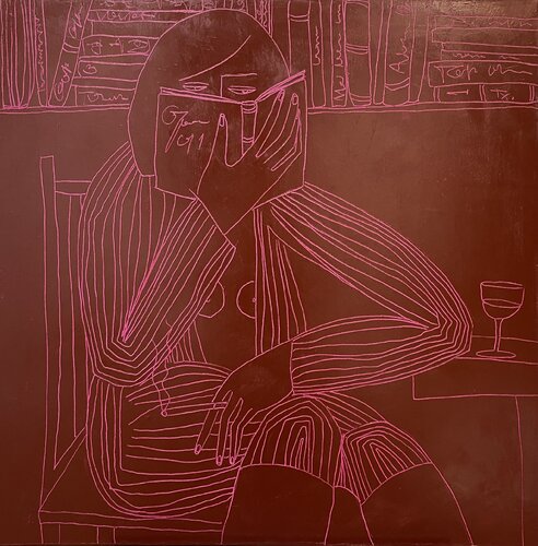 A crime van Tatiana Harizanova, Schilderij te koop op Singulart